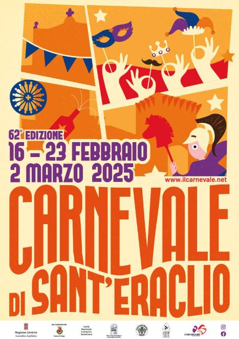 banner poster carnevale sant eraclio 2025